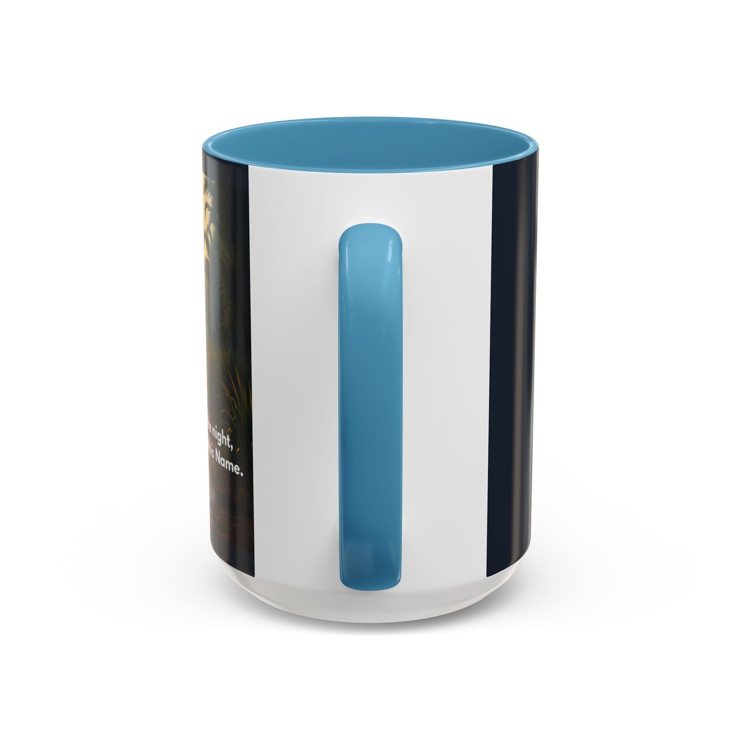 Bayou Night Coffee Mug — 'In the Stillness of the Night, The Bayou Whispers His Name' Accent Mug