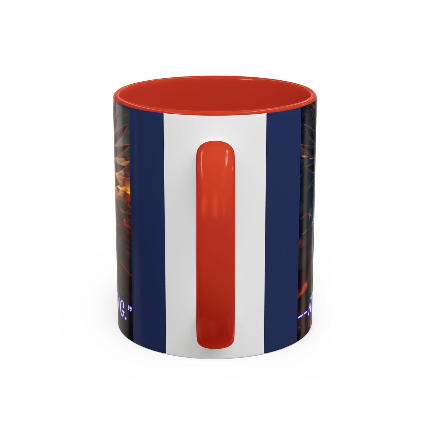 Patriotic Eagle Coffee Mug – "250 Years of Freedom" Accent Mug