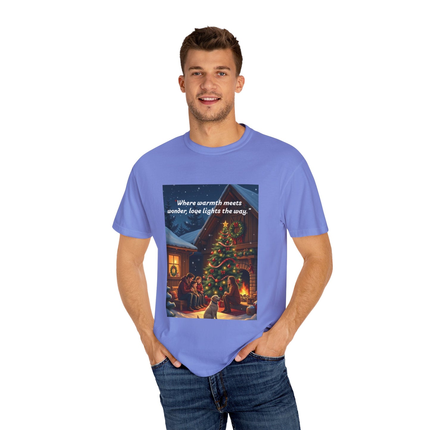 Cozy Holiday T-Shirt, Christmas Gift, Unisex Tee, Seasonal Apparel, Family Gatherings, Winter Wear