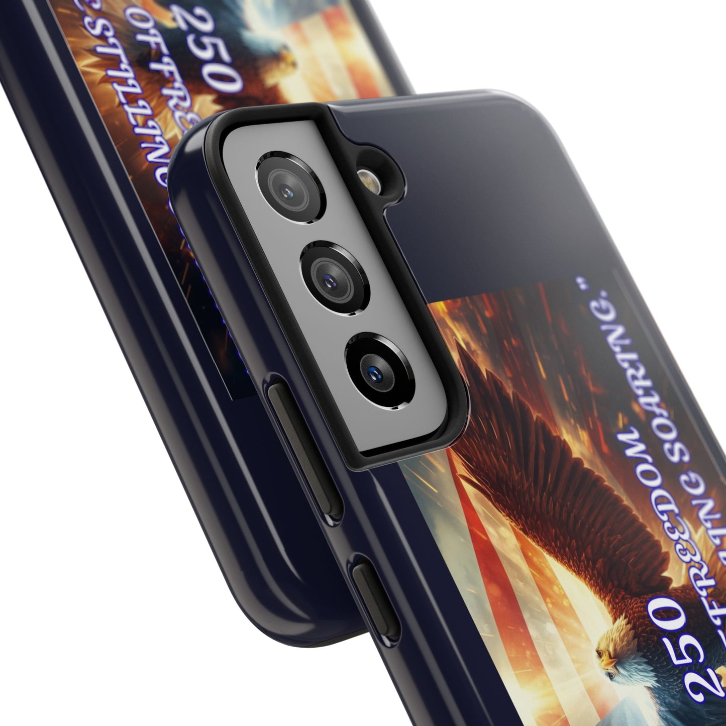 Patriotic Eagle Phone Case — "250 Years of Freedom" Durable Protective Case