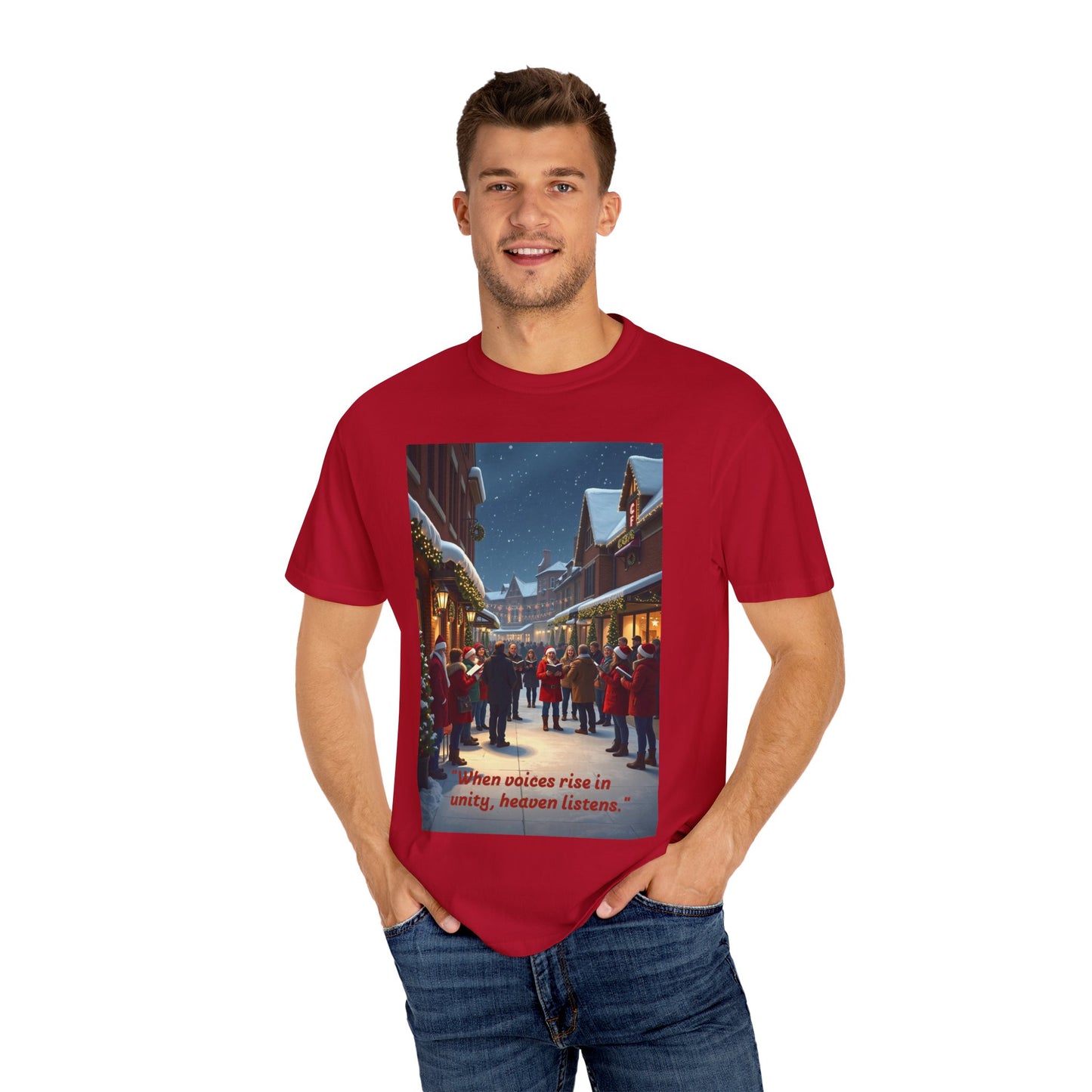 Cozy Winter Caroling T-Shirt - Perfect for Christmas Gatherings, Holiday Parties, and Seasonal Celebrations, Gift Idea for Music [...]