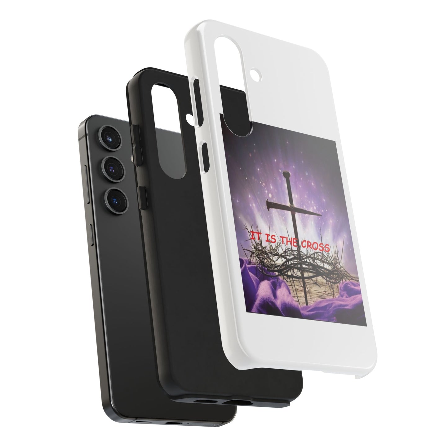Christian Cross Phone Case — “It Is The Cross” Tough Protective Case
