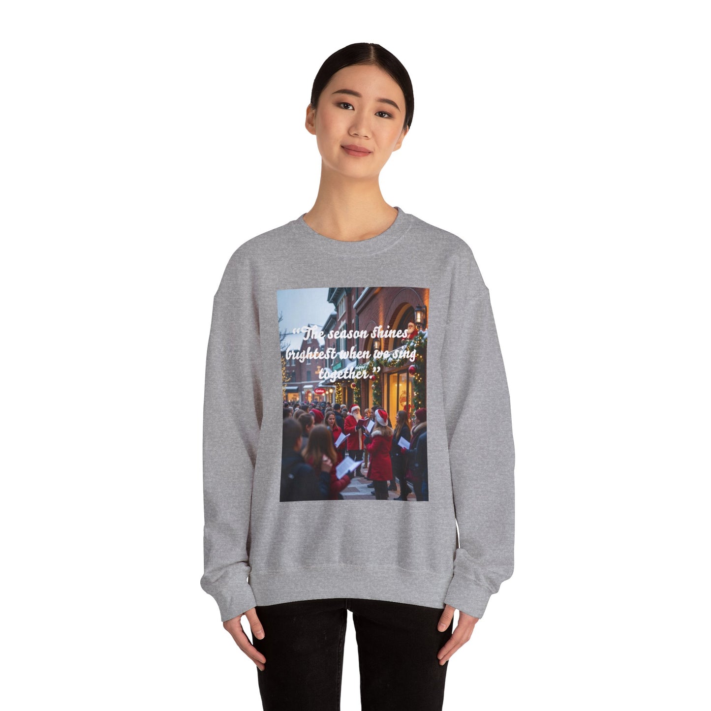 Cozy Holiday Sweatshirt, Unisex Crewneck for Christmas, Family Gatherings, Winter Celebrations, Gift Idea for Friends