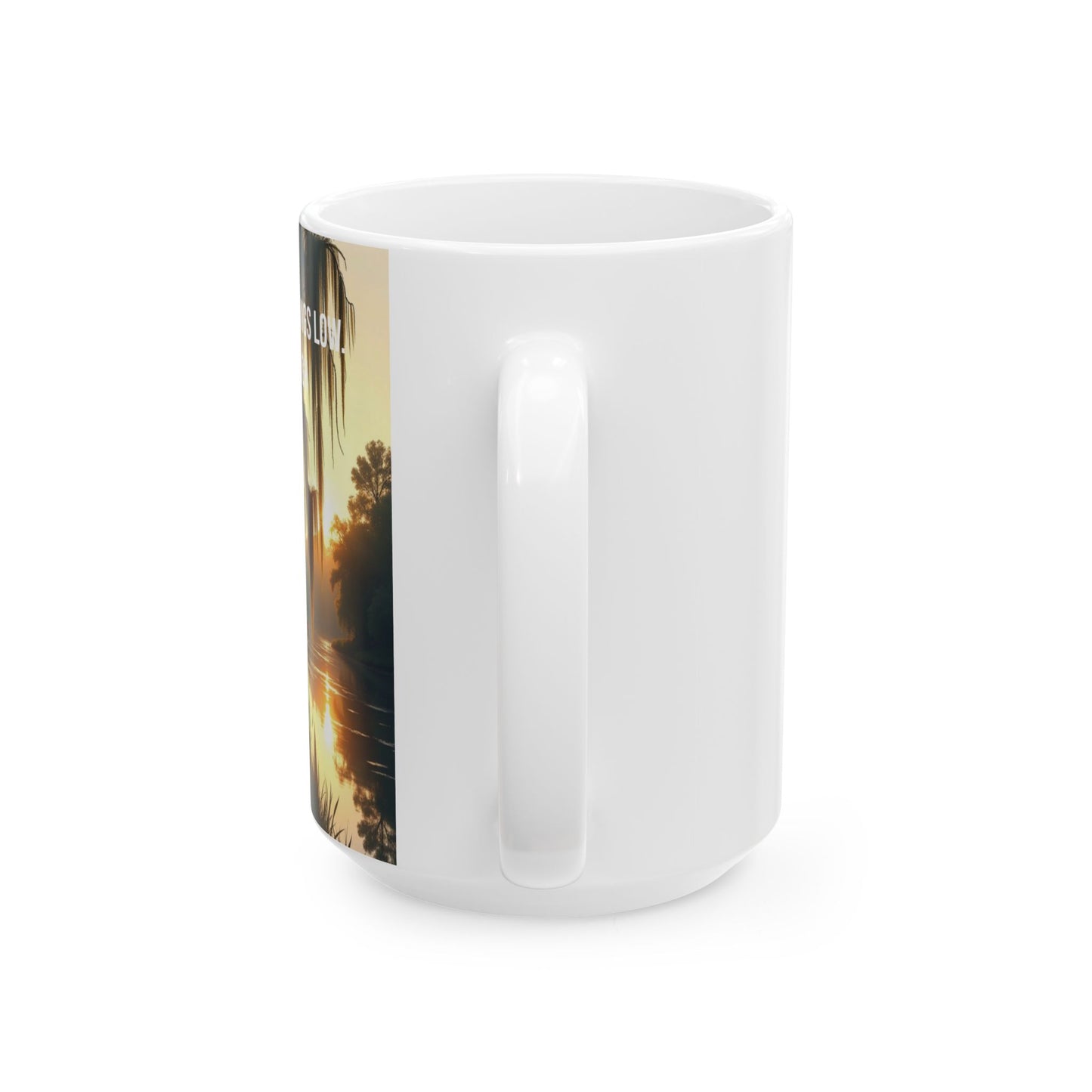 Where the Sun Sets Ceramic Mug — Inspirational Sunset Coffee Cup (11oz & 15oz)