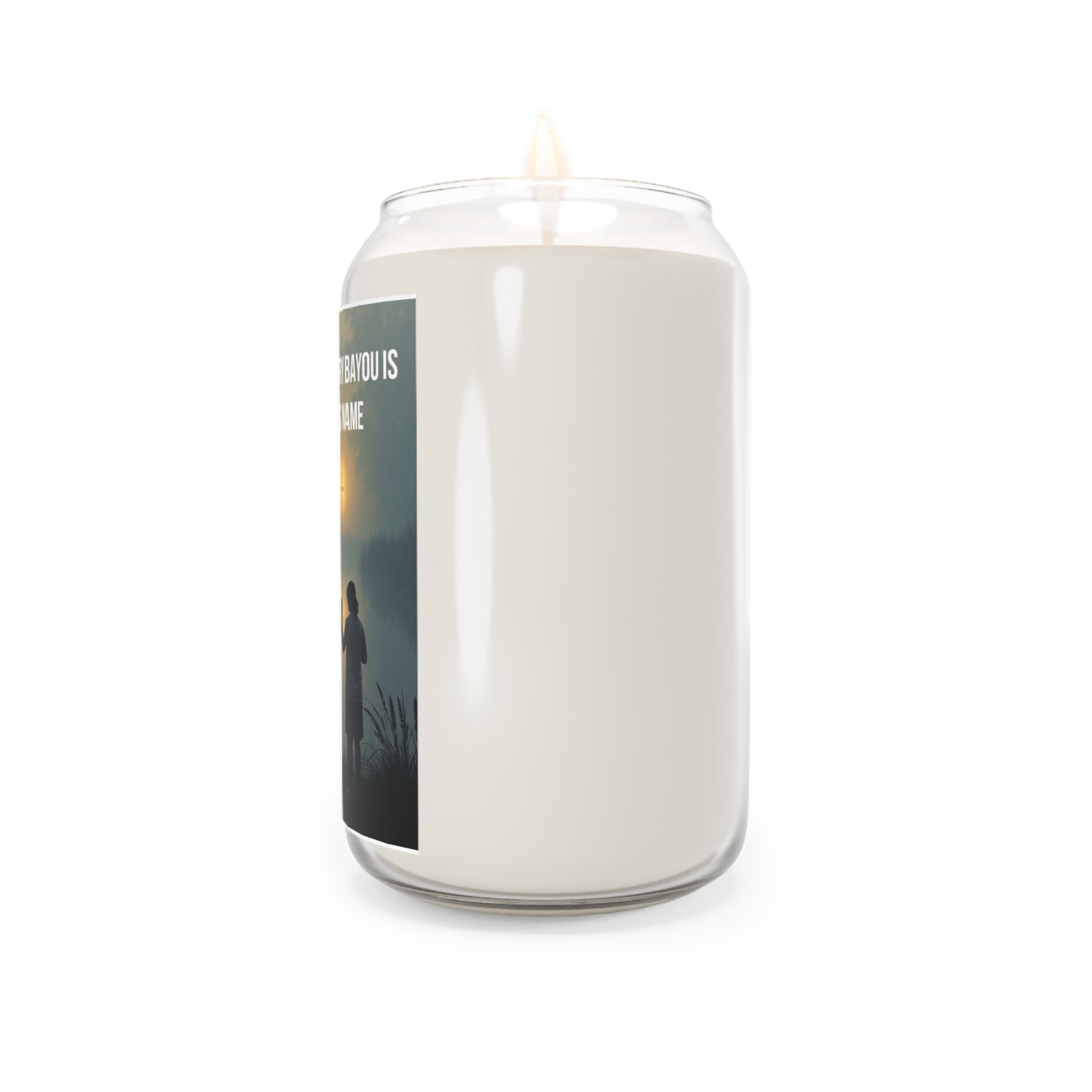 Scented Candle — "Every Evening Every Bayou Is Whispering His Name" Soy Jar (13.75 oz)