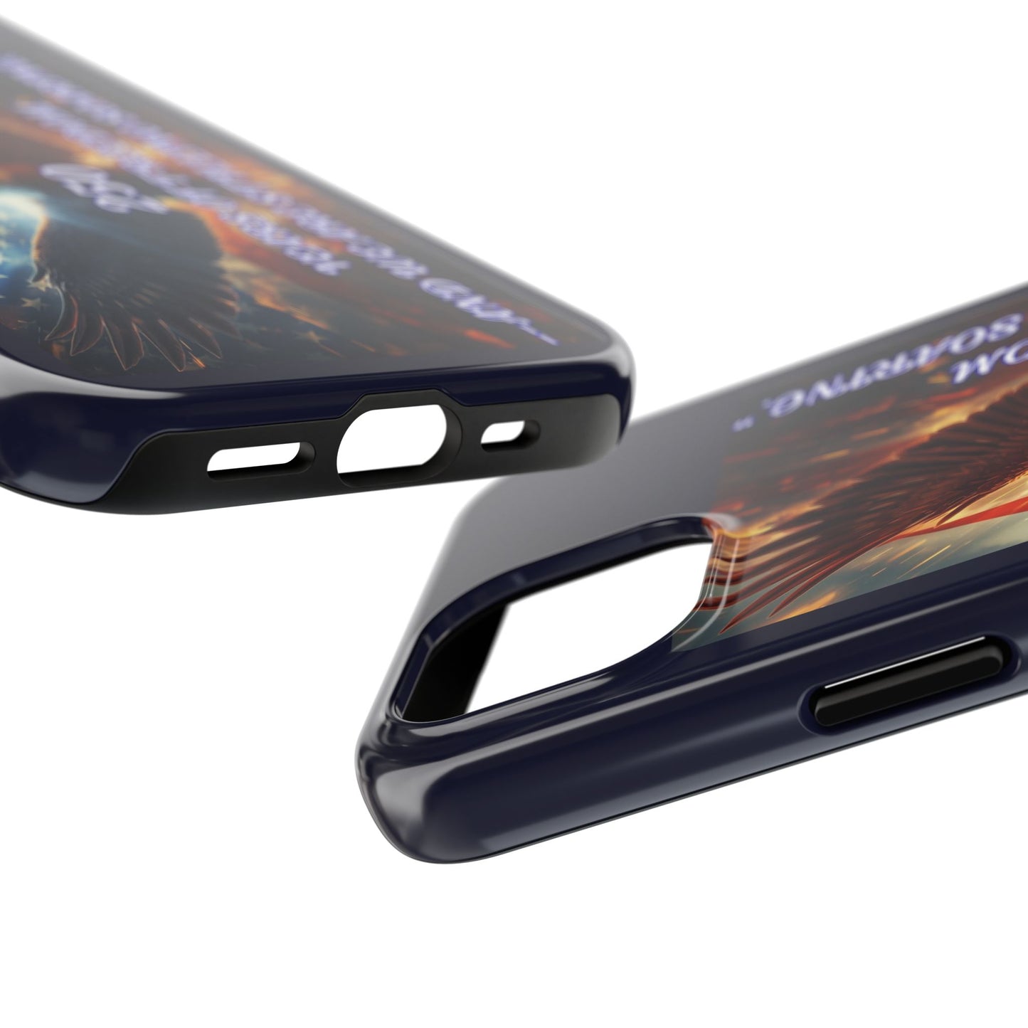 Patriotic Eagle Phone Case — "250 Years of Freedom" Durable Protective Case