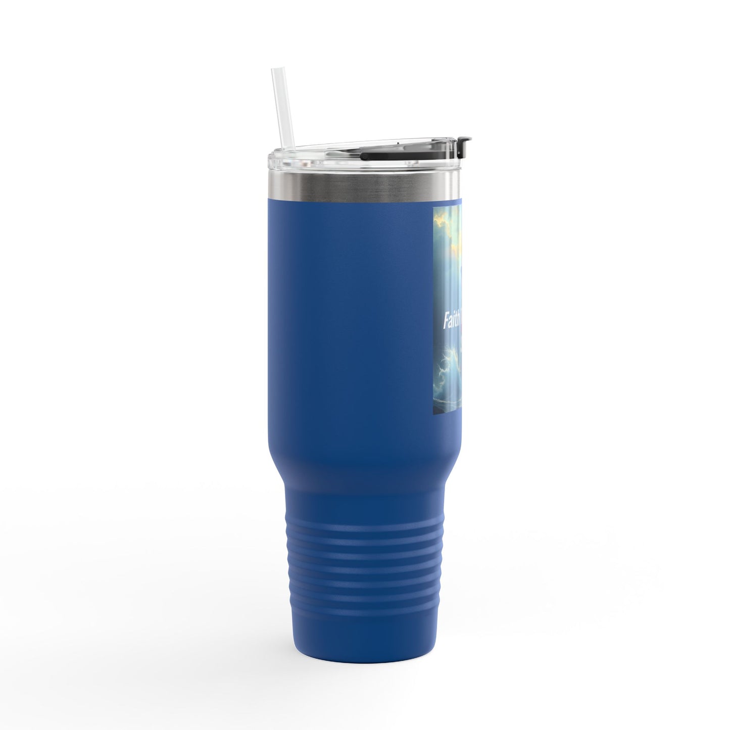 Faith Through the Storm 40oz Insulated Travel Mug