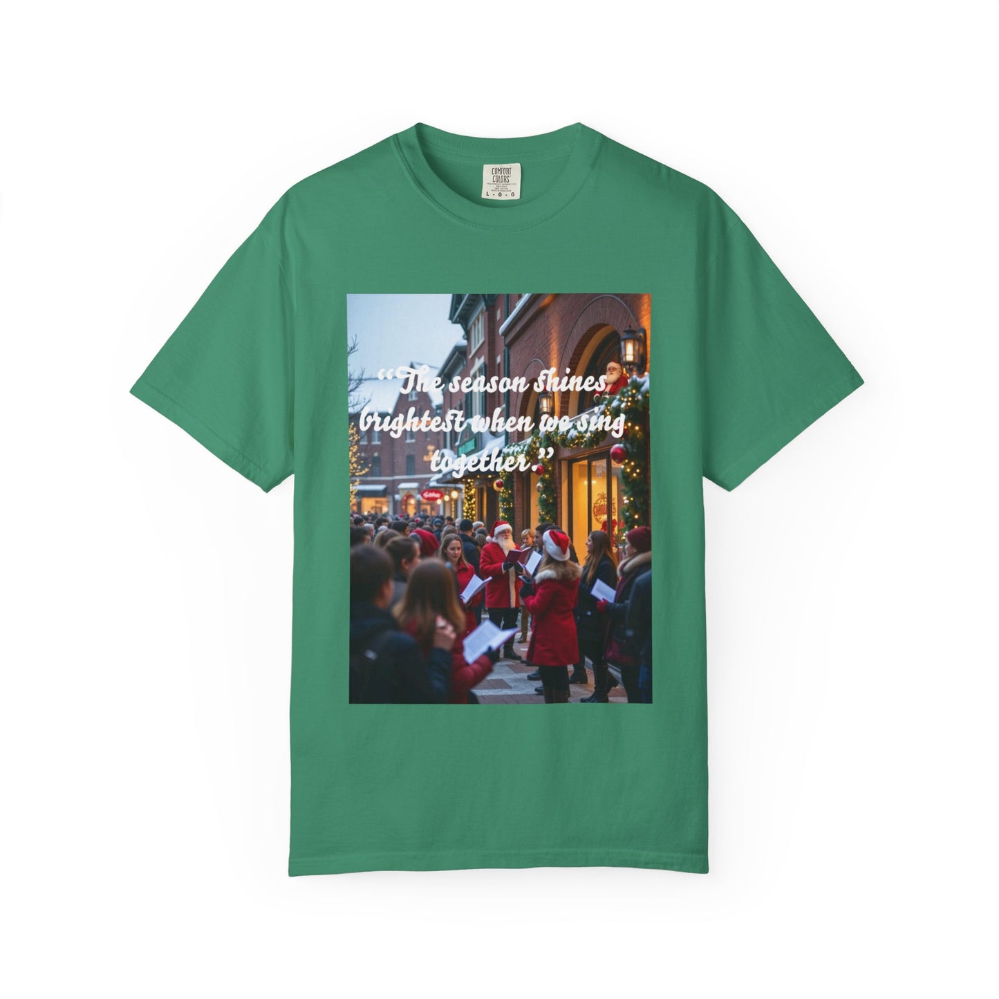 Holiday Cheer T-Shirt, Unisex Holiday Shirt, Christmas Gift, Family Gathering Shirt, Song Sing Along Tee