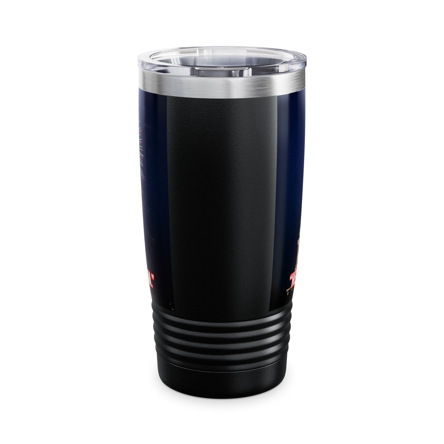 Statue of Liberty Fireworks 20oz Tumbler — "Her Torch Still Lights the Path"
