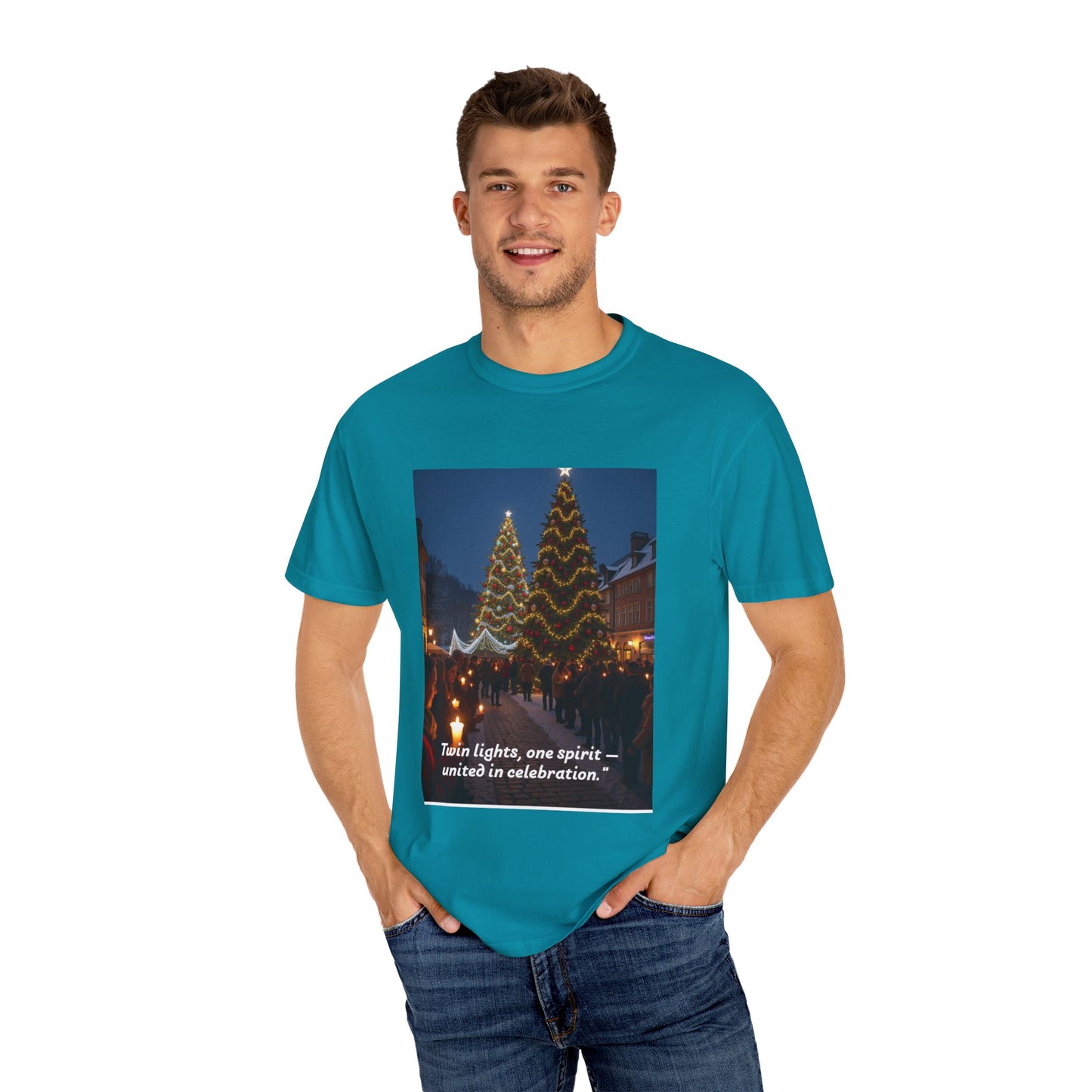 Holiday Celebration Tee, Cozy Festive Shirt for Couples, Christmas Event Apparel, Unisex Graphic T-Shirt, Gift for Friends