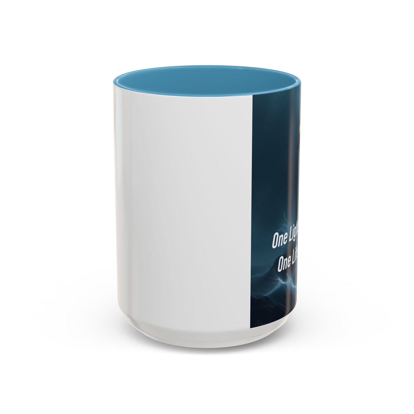 Lighthouse 'One Light, One Hope' Accent Coffee Mug