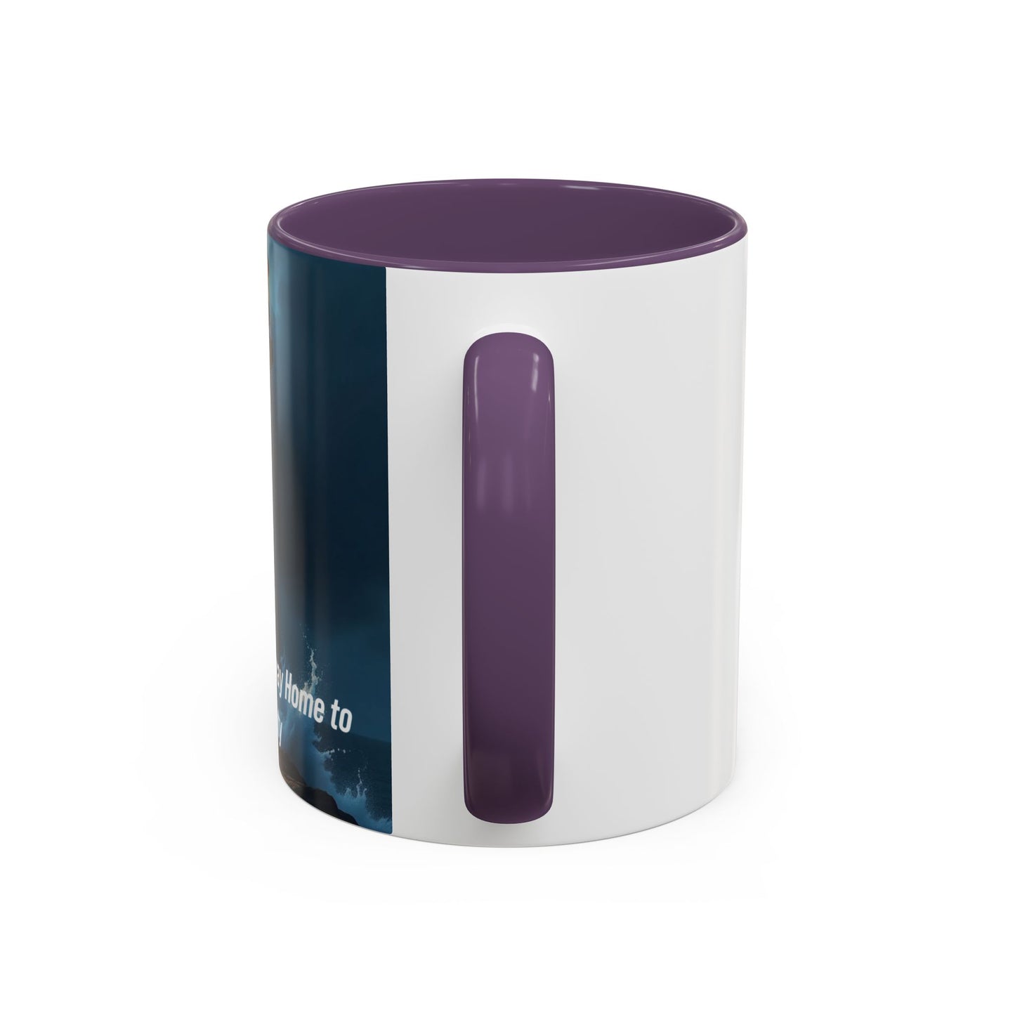 Lighthouse Coffee Mug - "Lighting the Way Home to Safety" Accent Mug