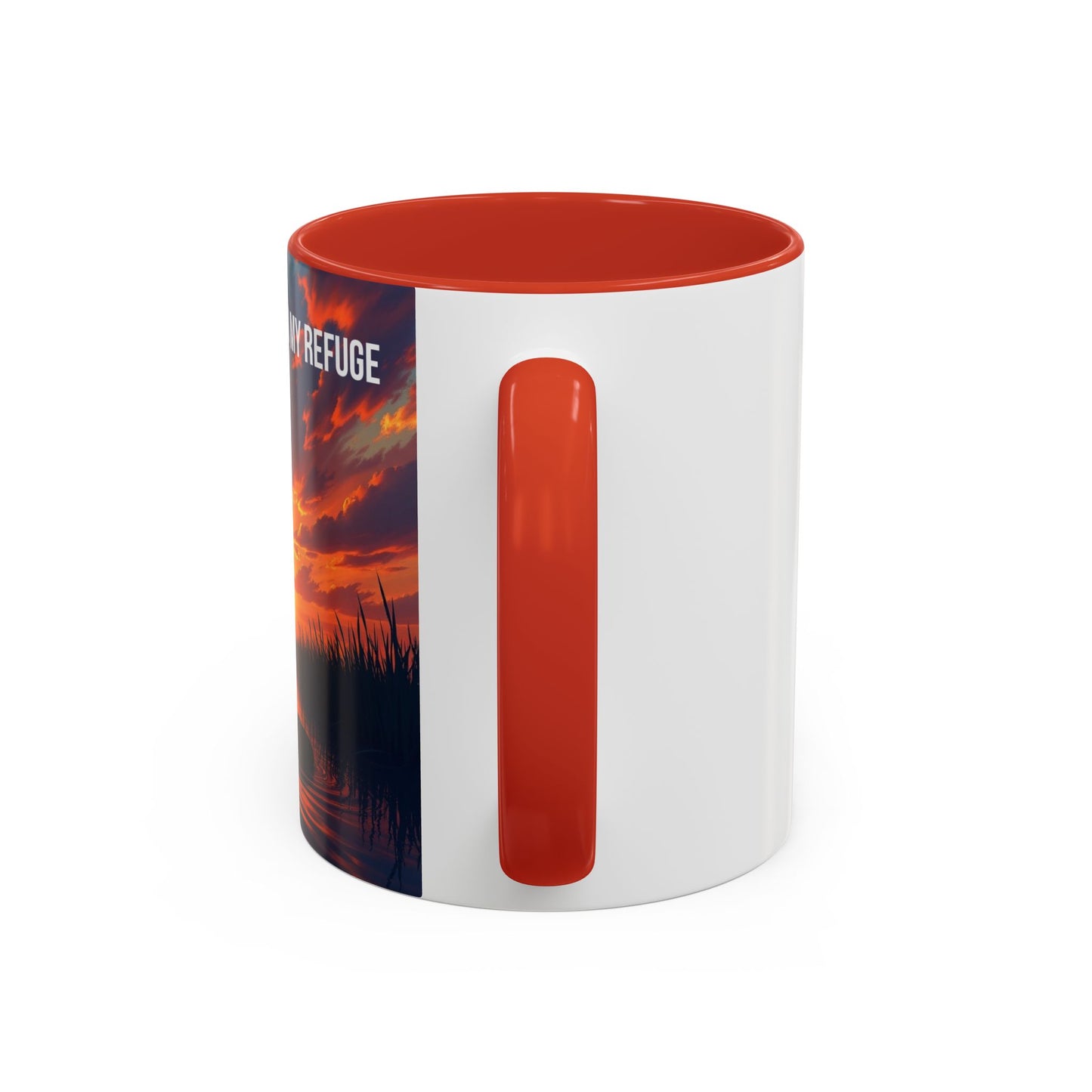Inspirational Worship Coffee Mug - "In Worship, I Find My Refuge"