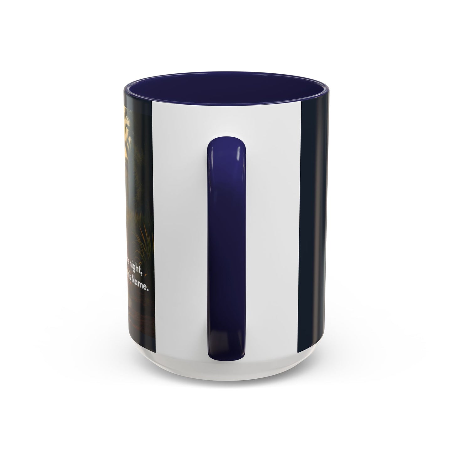 Bayou Night Coffee Mug — 'In the Stillness of the Night, The Bayou Whispers His Name' Accent Mug
