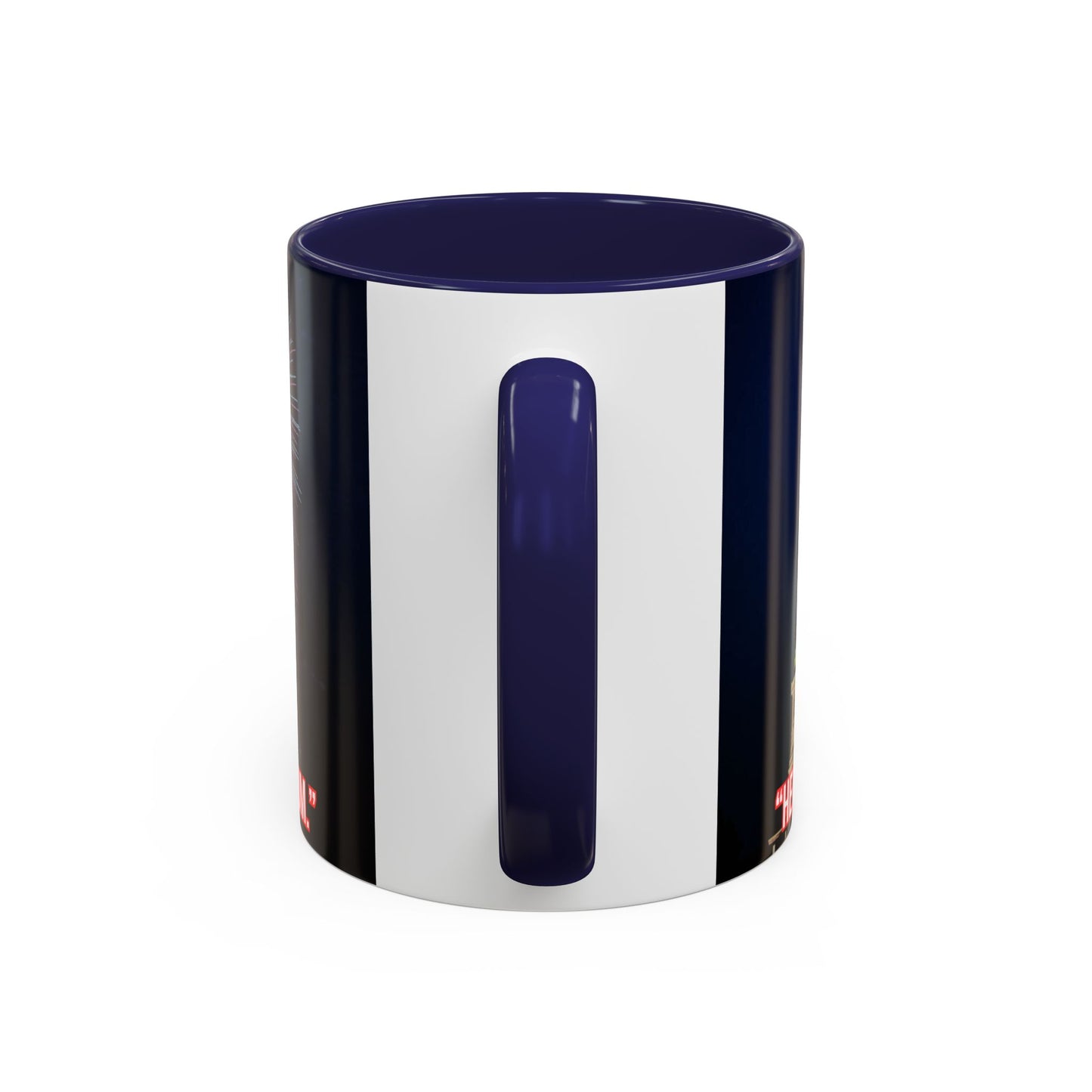 Fireworks Accent Coffee Mug — Inspirational "Lights the Path to Freedom" Design