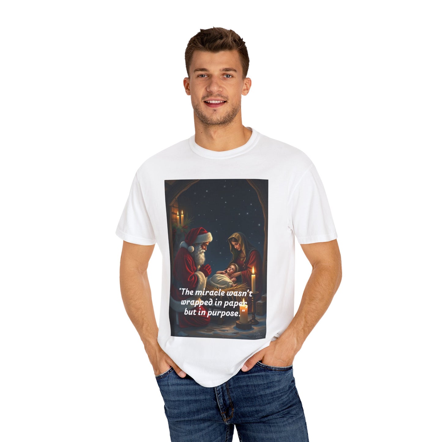 Christmas Miracle T-Shirt, Unisex Holiday Tee, Gift for Men and Women, Festive Apparel, Unique Christmas Present, Cozy and Comfortable Wear