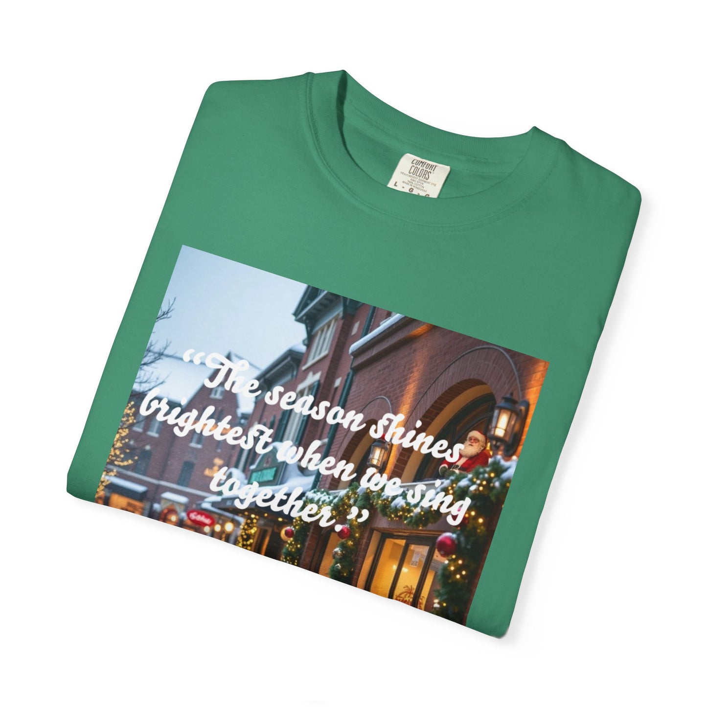 Holiday Cheer T-Shirt, Unisex Holiday Shirt, Christmas Gift, Family Gathering Shirt, Song Sing Along Tee