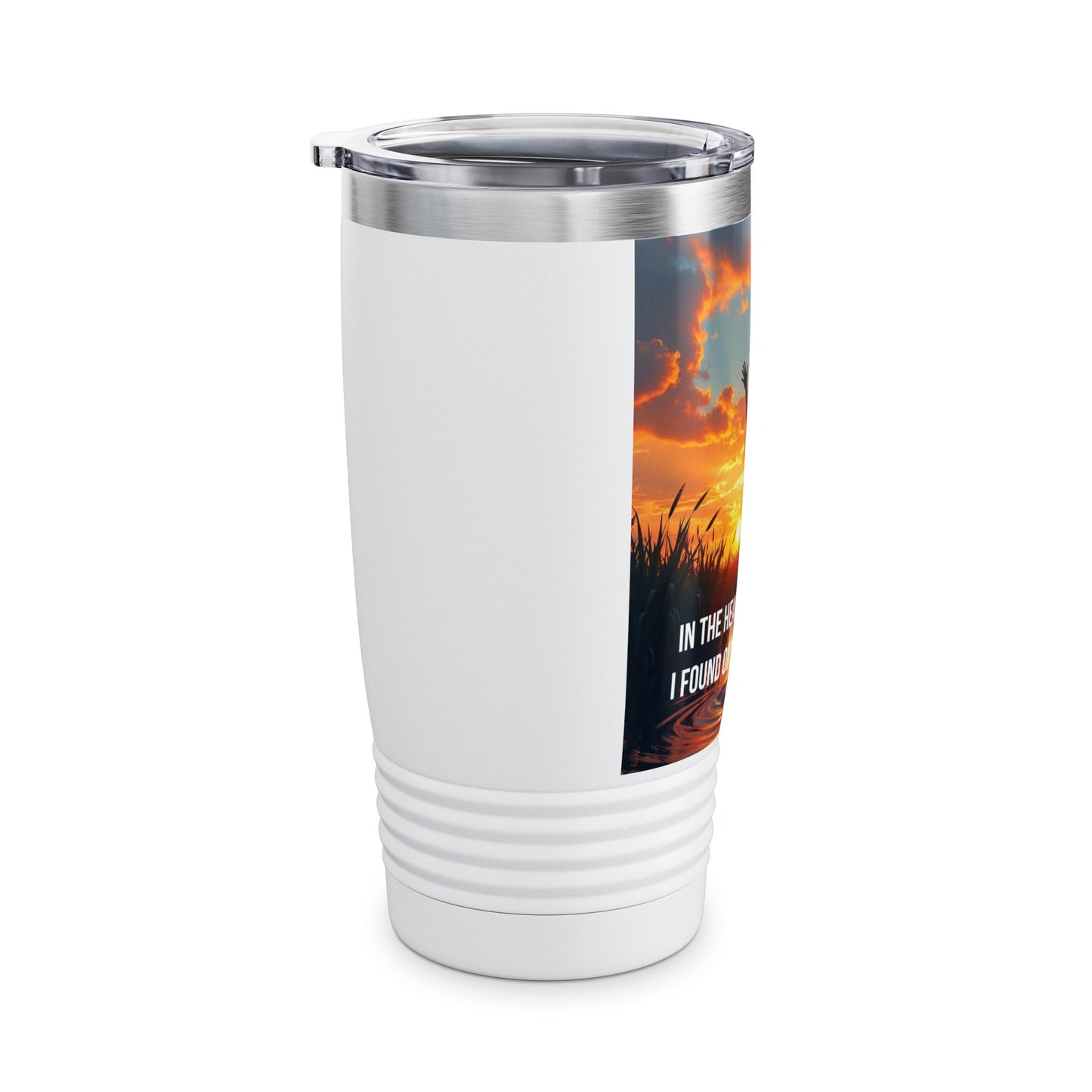 20oz Bayou Faith Tumbler – "In the Heart of the Bayou I Found On the Heart of God"