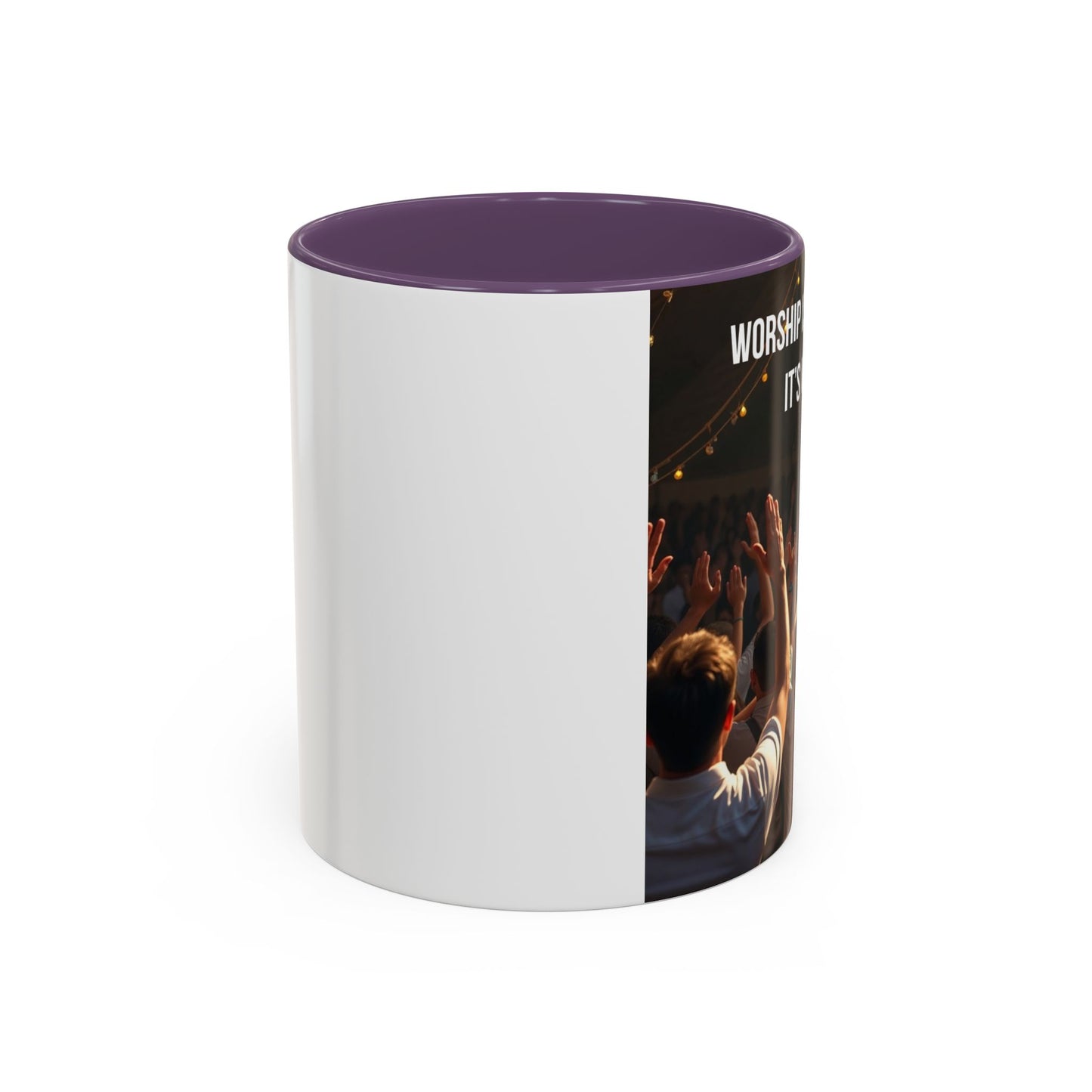 Worship Isn't What I Do — Accent Coffee Mug (11/15oz)