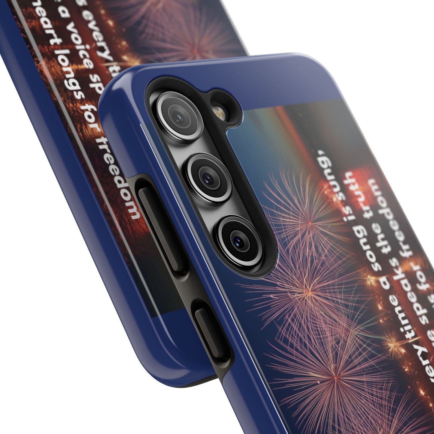 Fireworks Freedom Tough Phone Case — Patriotic 4th of July Quote Case