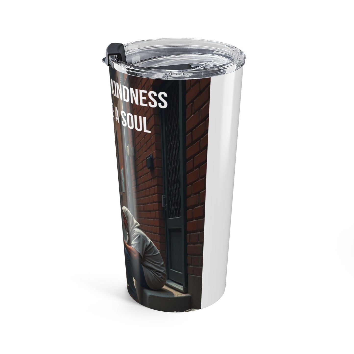 Tumbler — 'One Touch of Kindness Can Change a Soul' Inspirational 20oz Travel Tumbler