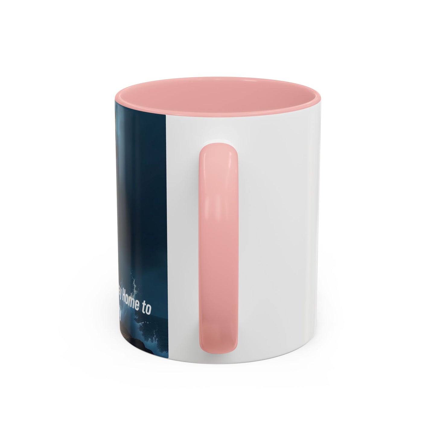 Lighthouse Coffee Mug - "Lighting the Way Home to Safety" Accent Mug