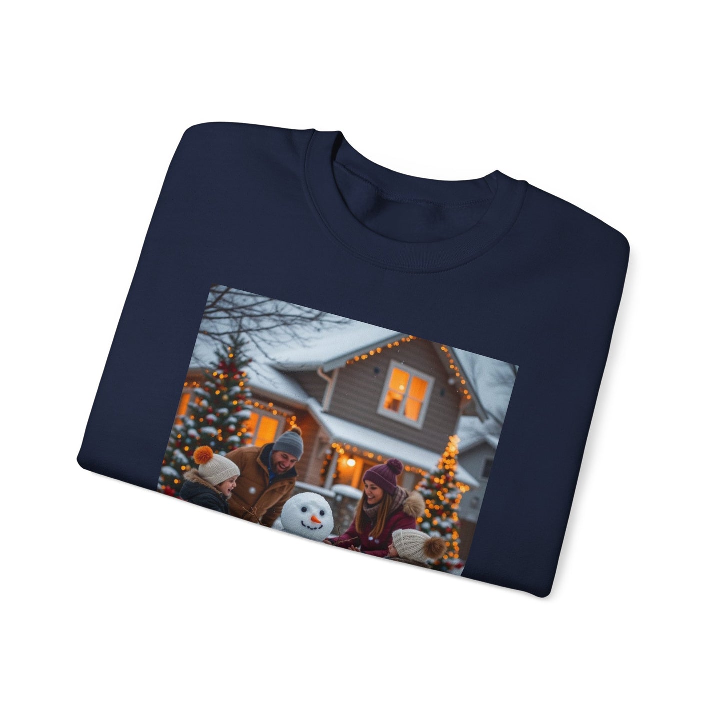 Cozy Holiday Sweatshirt with Family Quote, Winter Warmth Gift, Christmas Comfort Wear, Family Gathering Apparel, Cold Weather Essentials