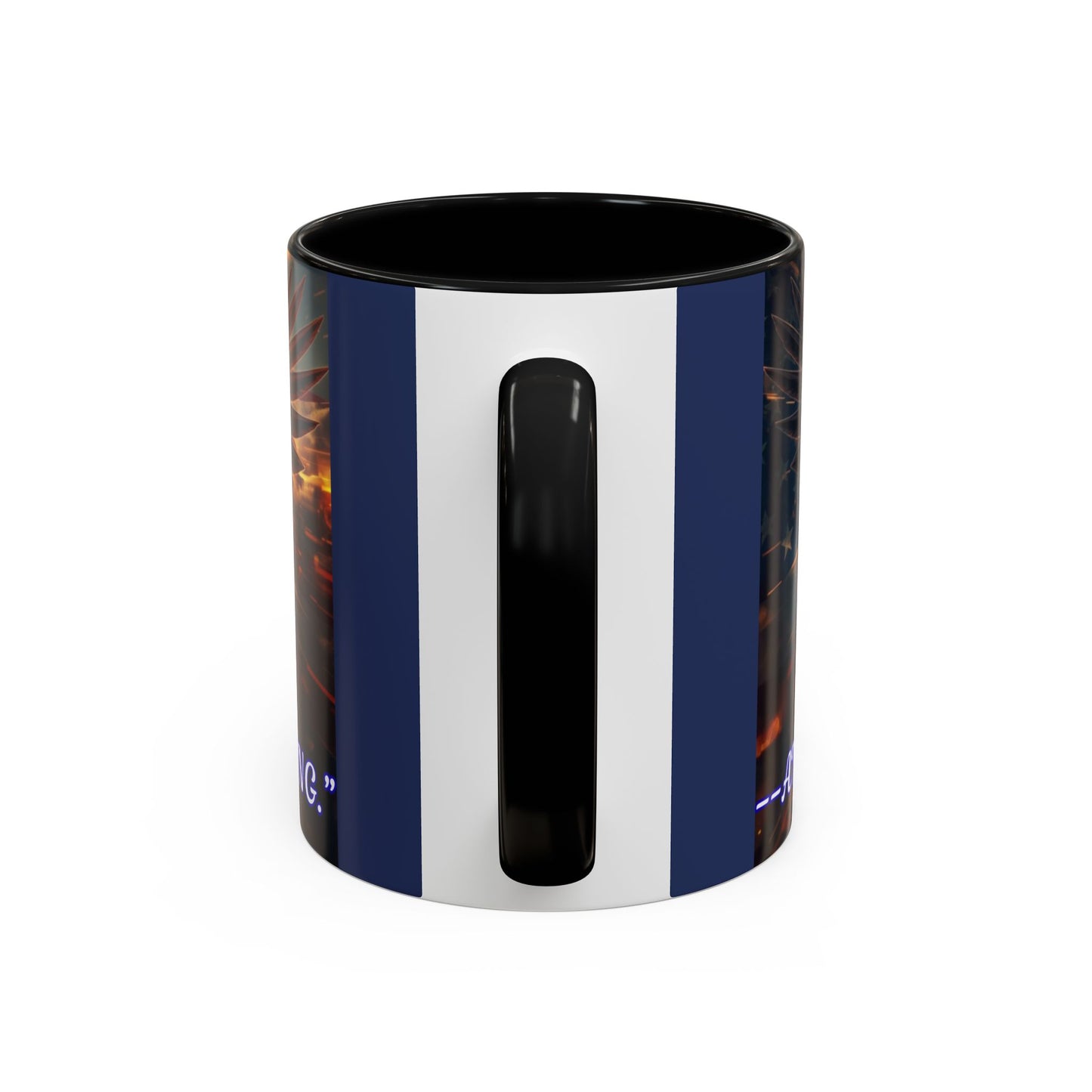 Patriotic Eagle Coffee Mug – "250 Years of Freedom" Accent Mug