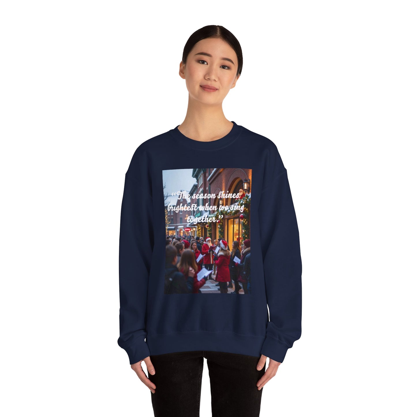 Cozy Holiday Sweatshirt, Unisex Crewneck for Christmas, Family Gatherings, Winter Celebrations, Gift Idea for Friends