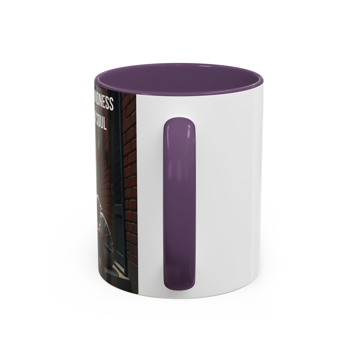 Kindness Quote Coffee Mug – "One Touch of Kindness Can Change a Soul" Accent Mug