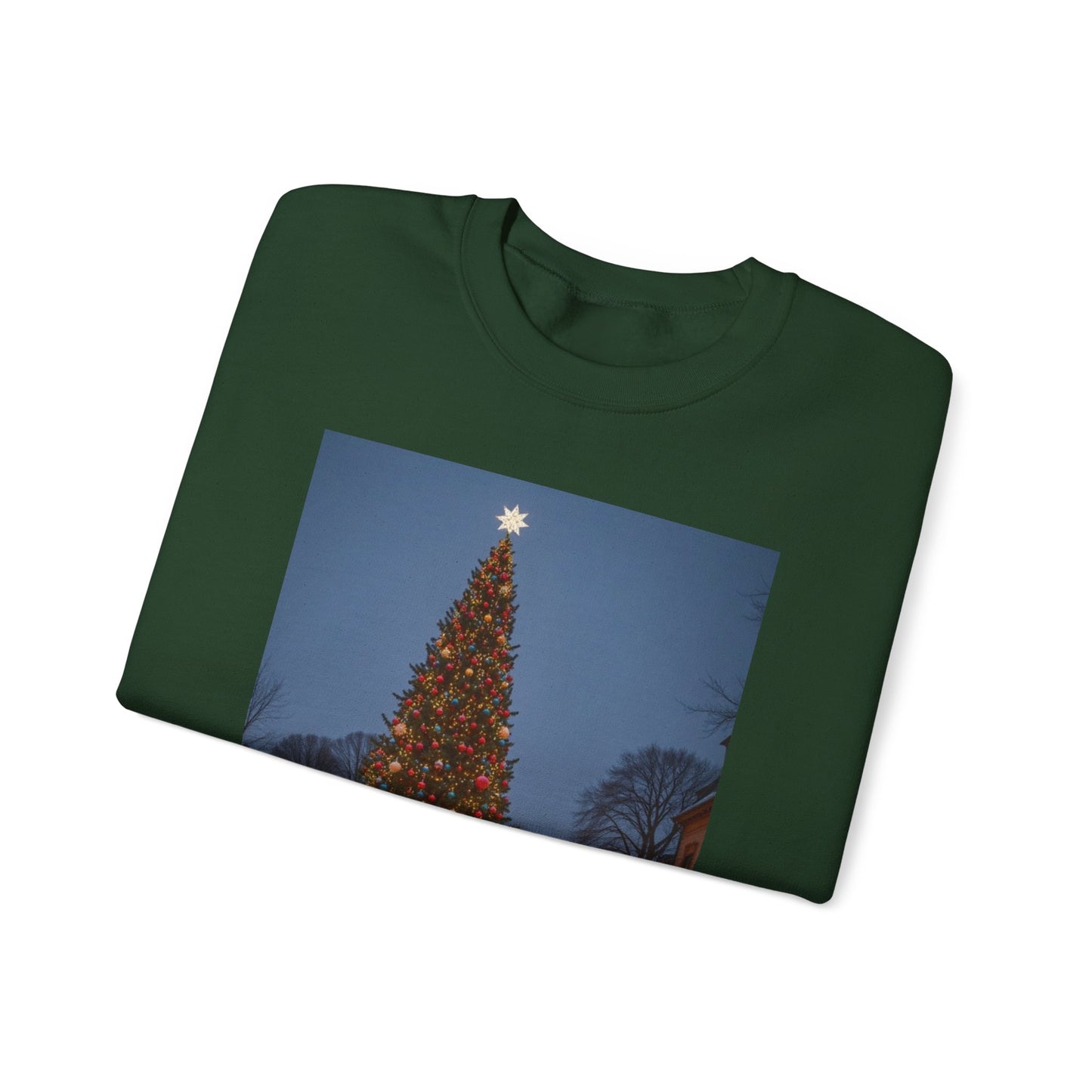 Christmas Tree Crewneck Sweatshirt, Cozy Holiday Apparel, Unisex Christmas Gift, Winter Fashion, Festive Sweatshirt