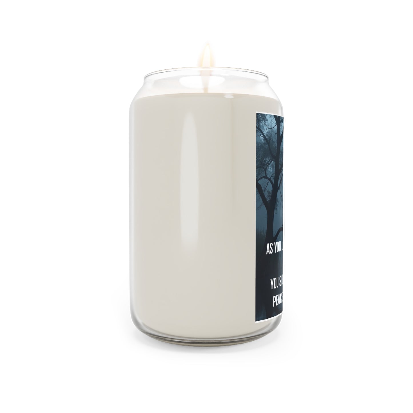 Bayou Cross & Flag Scented Soy Candle — 13.75oz (Peace Comes in Harmony)