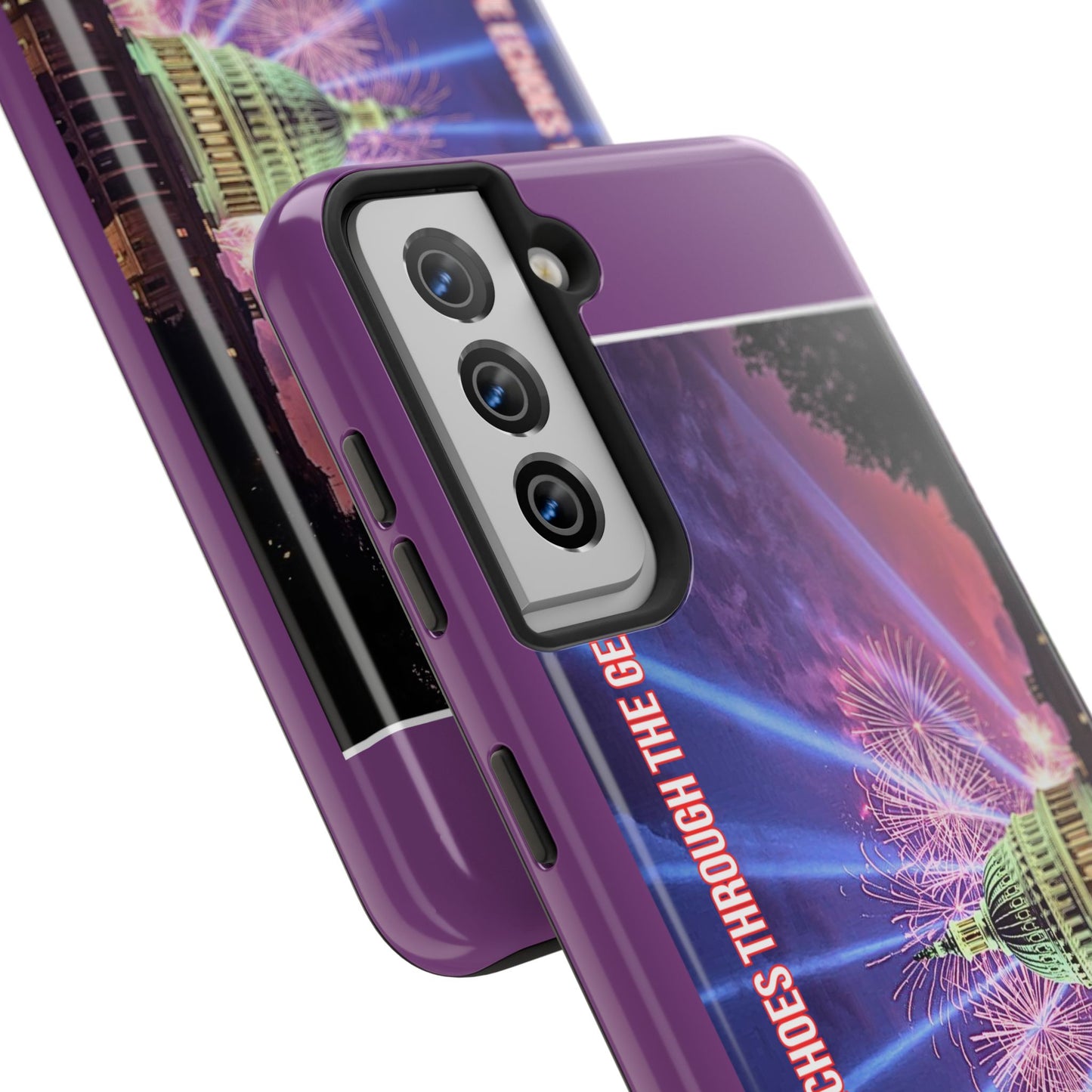 Capitol Fireworks Tough Phone Case — “Where Freedom’s Voice Echoes Through the Generations”