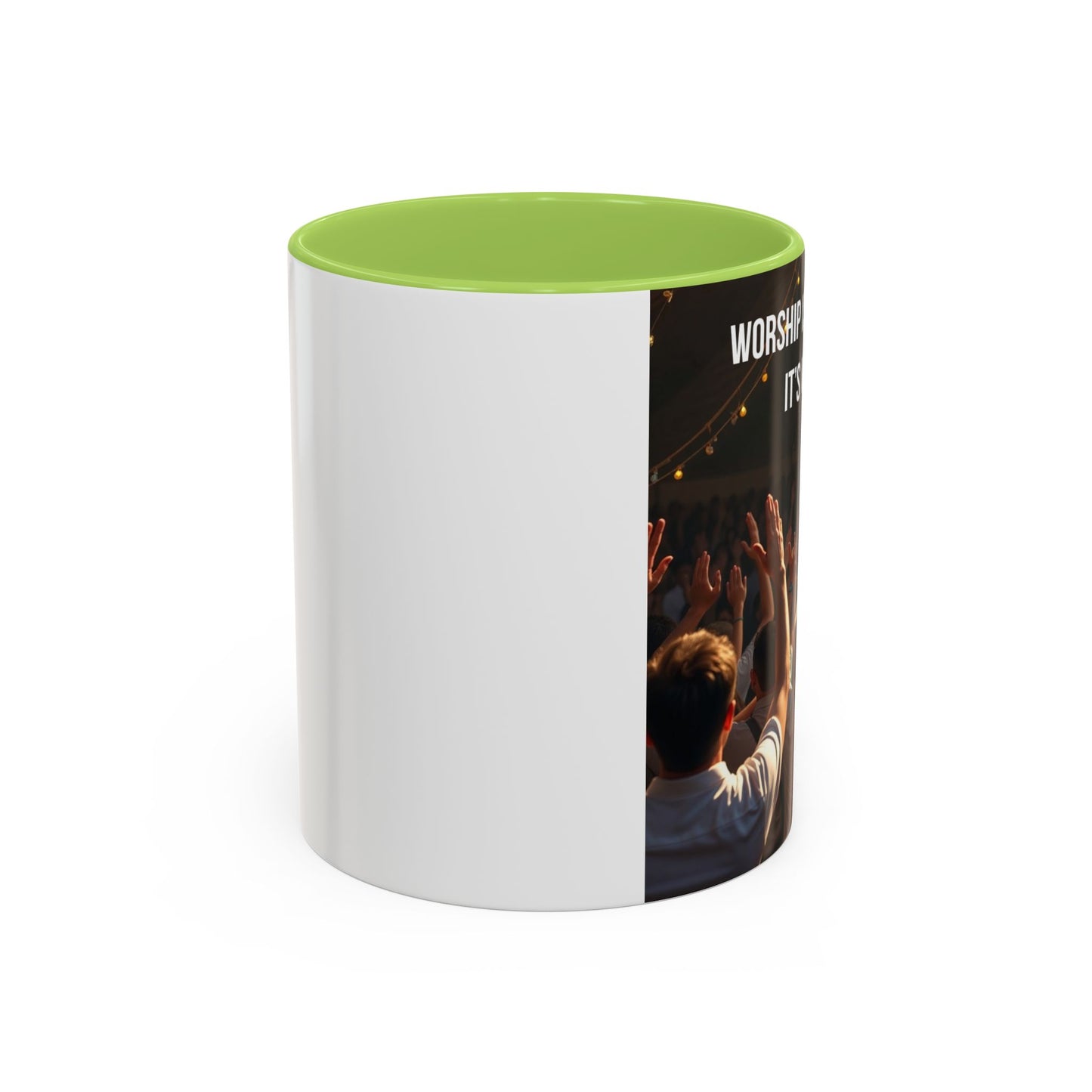 Worship Isn't What I Do — Accent Coffee Mug (11/15oz)