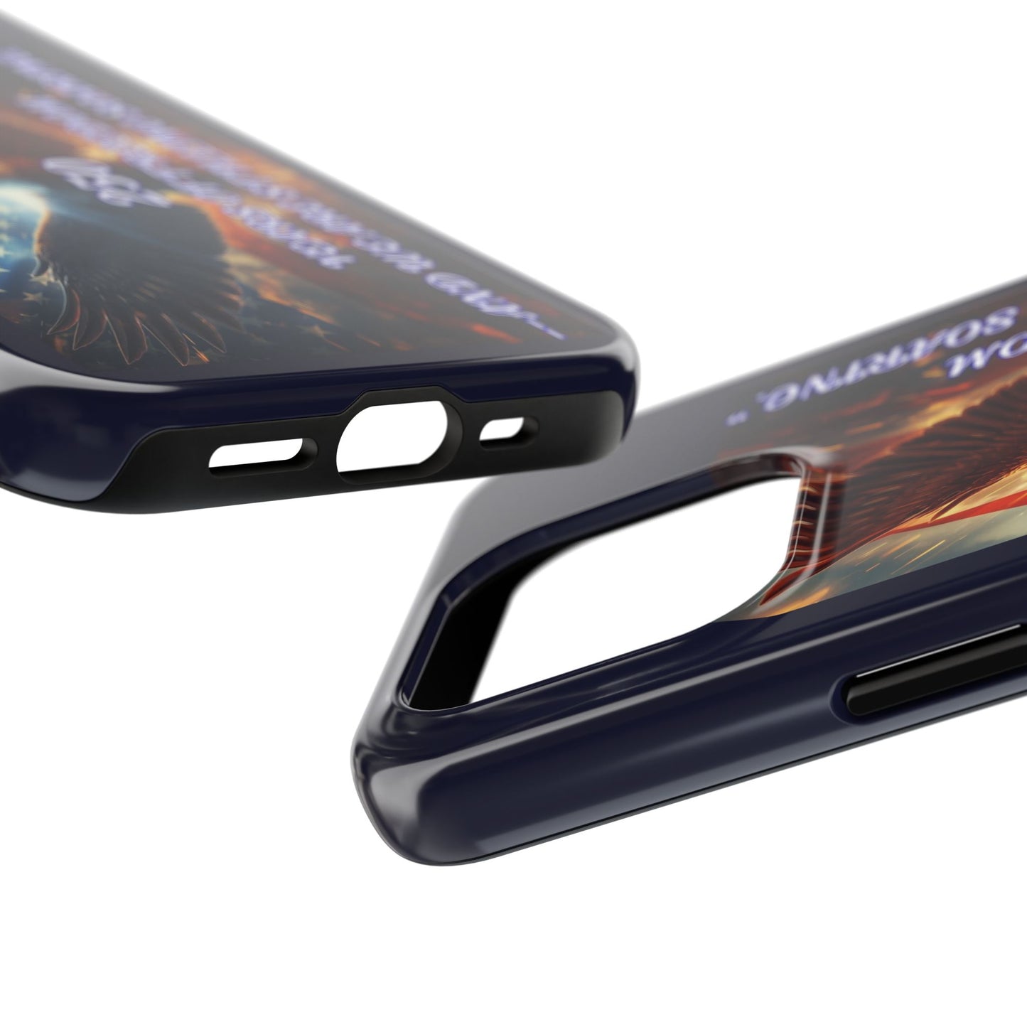 Patriotic Eagle Phone Case — "250 Years of Freedom" Durable Protective Case