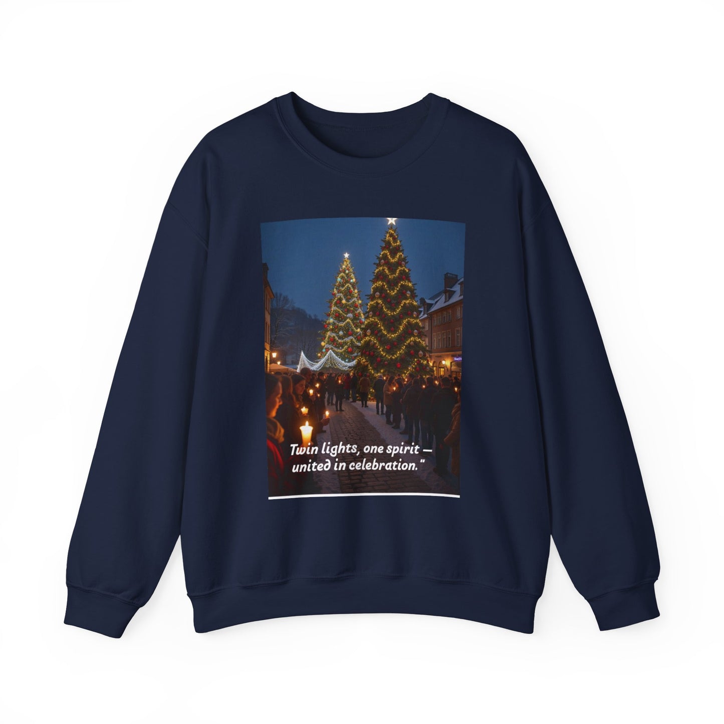 Holiday Spirit Crewneck Sweatshirt, Comfortable Sweatshirt, Cozy Sweatshirt, Unisex Gift, Christmas Sweatshirt