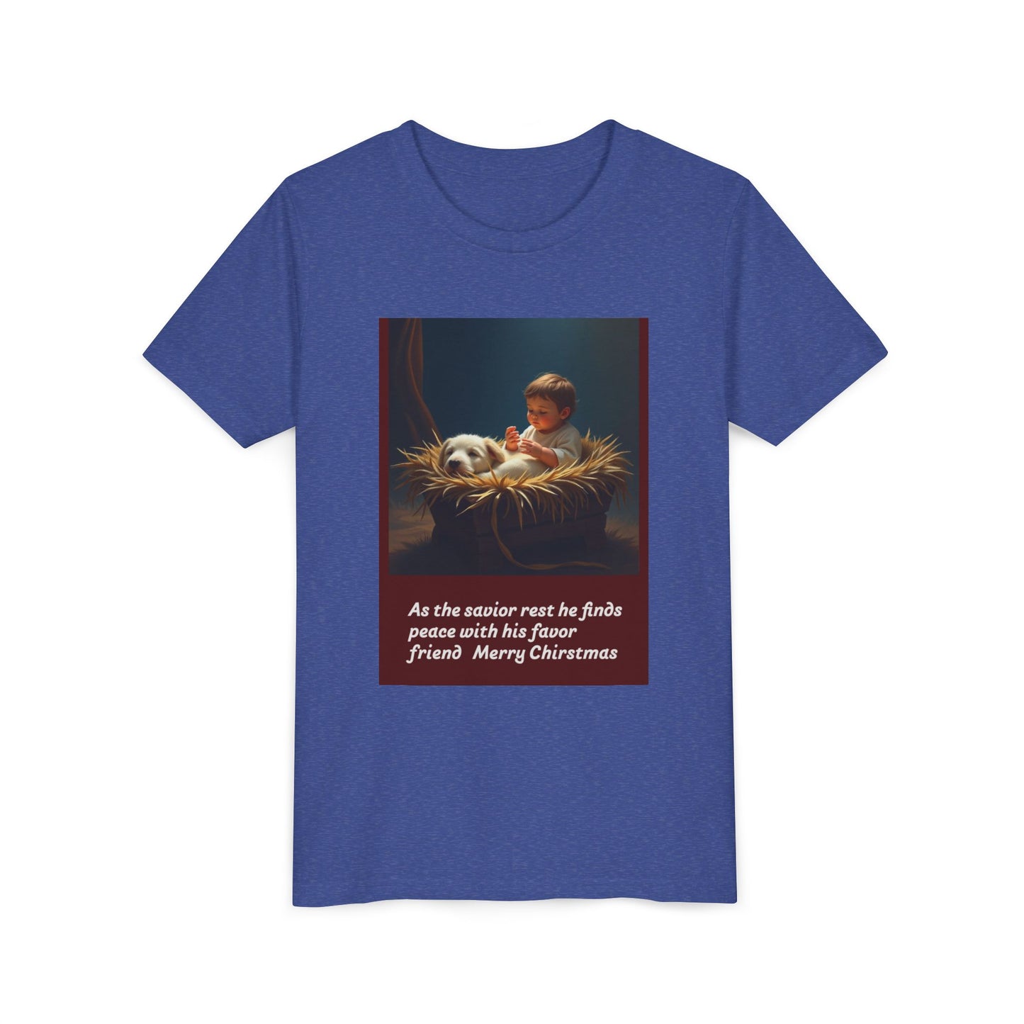 Christmas Youth Tee with Heartwarming Design - Perfect for Holidays, Gifts, Winter Celebrations, or Everyday Wear 120
