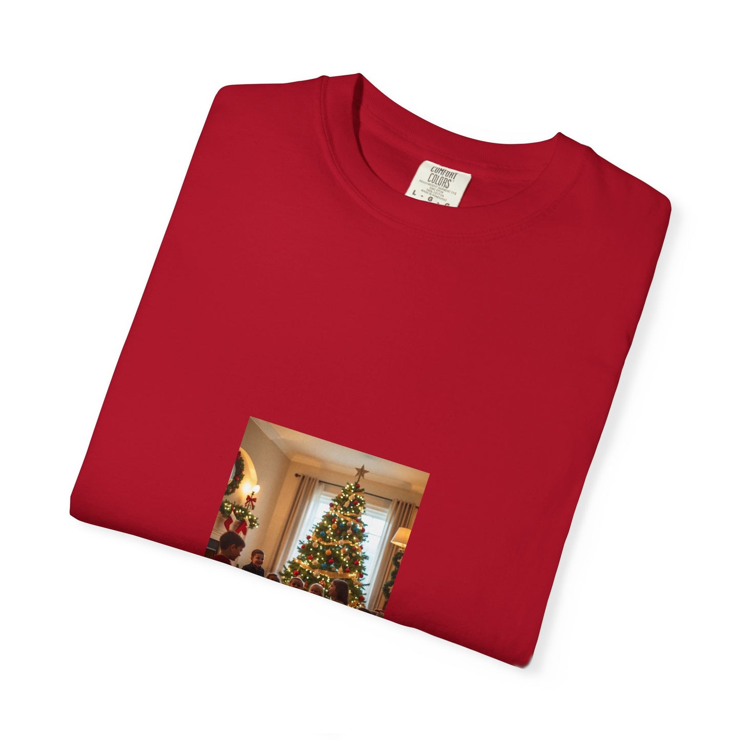 Festive Christmas Tee, Holiday Unisex T-shirt, Cozy Family Gathering Shirt, Unique Gift for Him/Her, Joyful Winter Apparel