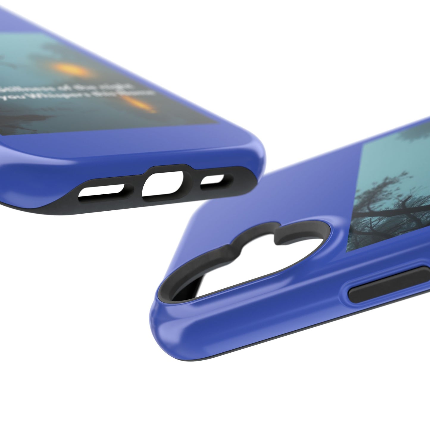Magnetic Impact-Resistant Phone Case — Bayou Night Scene with Poem
