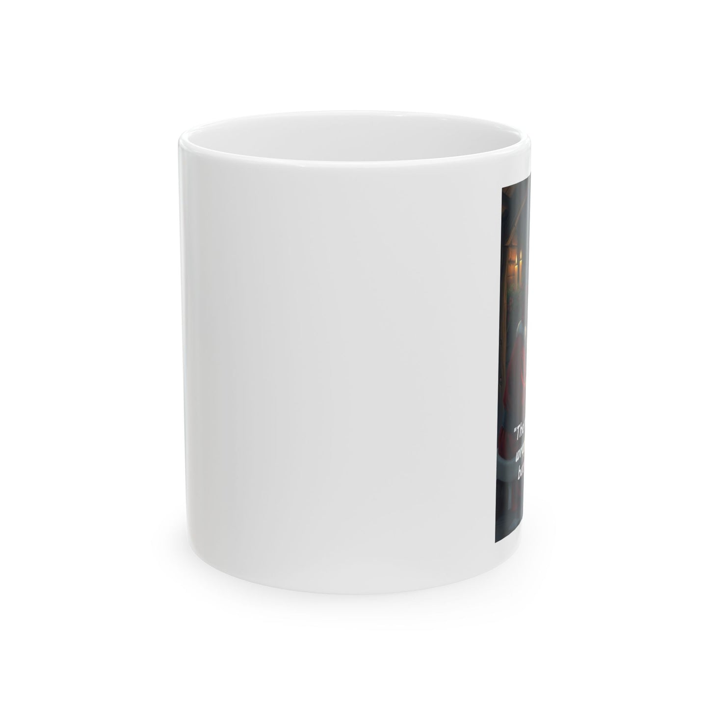 Christmas Miracle Ceramic Mug - Holiday Coffee Cup, Santa Design, Inspirational Gift, Perfect for Christmas, Unique Gift Idea  313