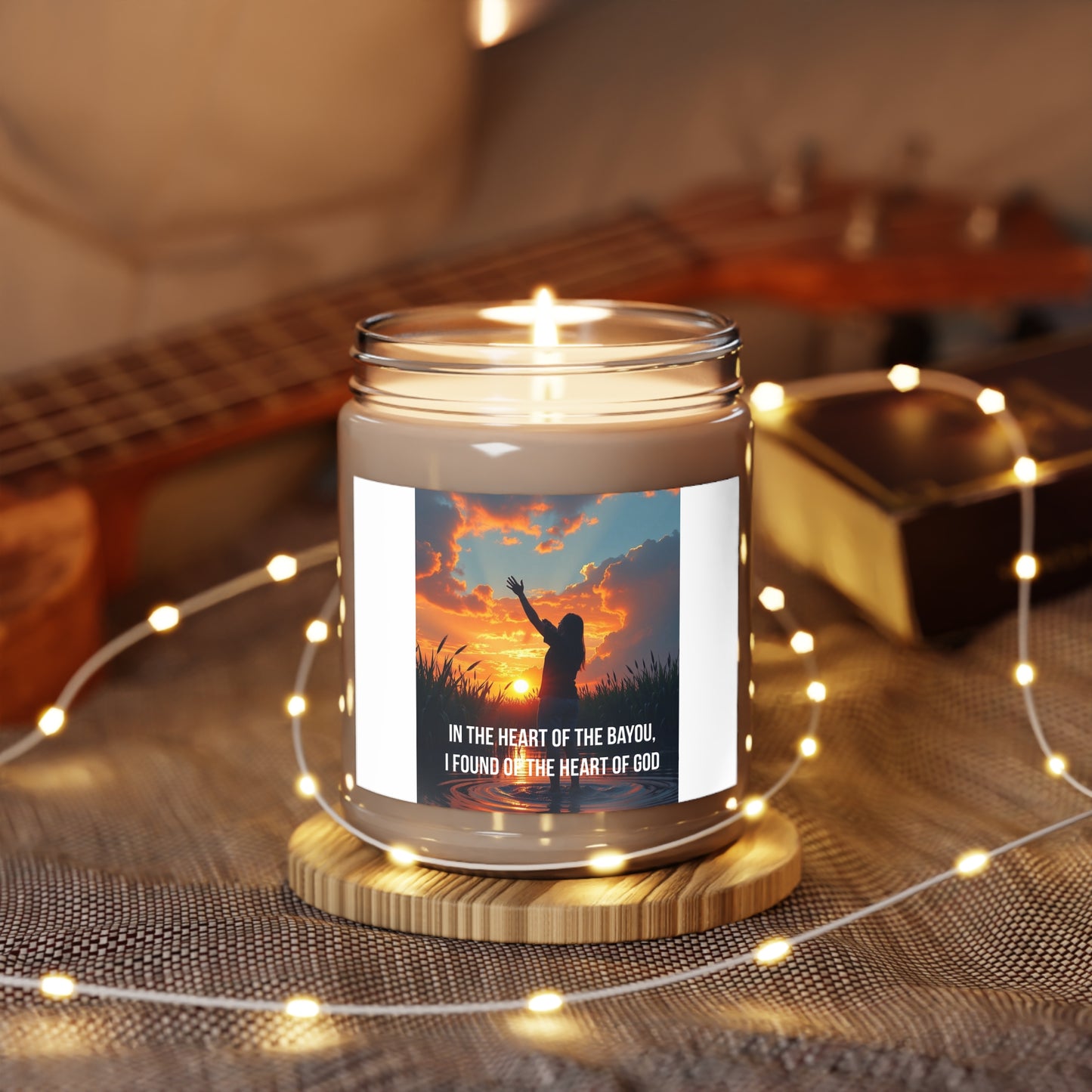 Bayou Faith Soy Candle 9oz — "In the Heart of the Bayou, I Found of the Heart of God"