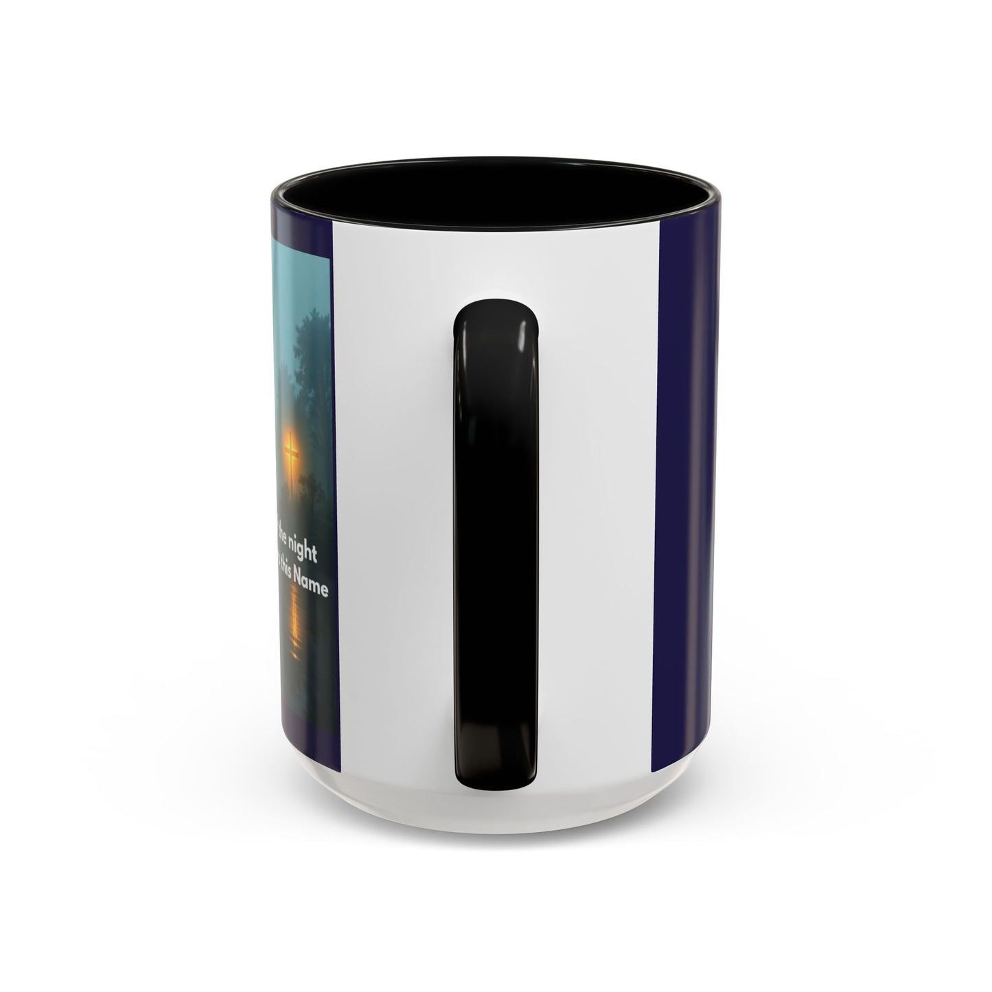Accent Coffee Mug — Bayou Night Scene with Poetic Quote (11/15oz)