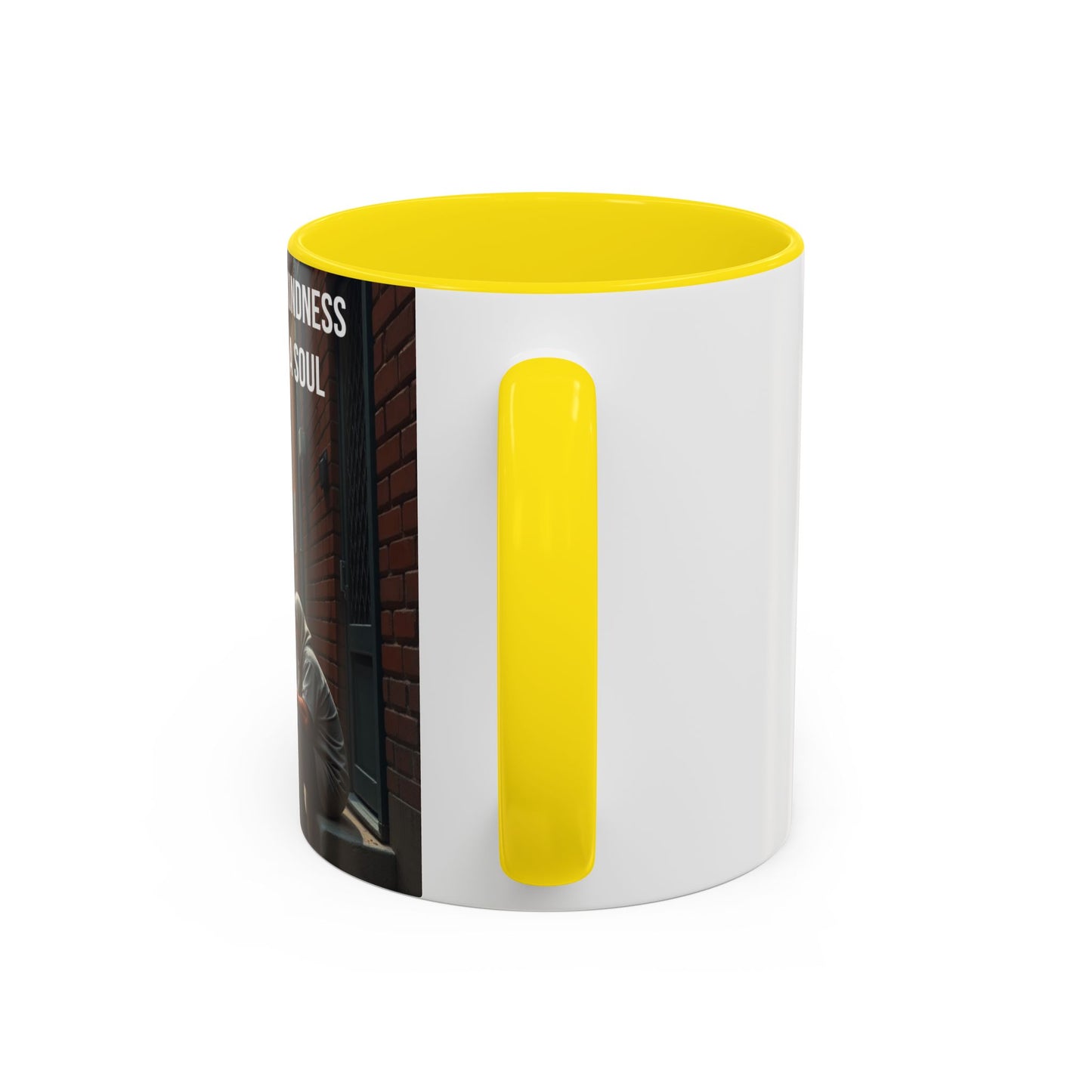 Kindness Quote Coffee Mug – "One Touch of Kindness Can Change a Soul" Accent Mug