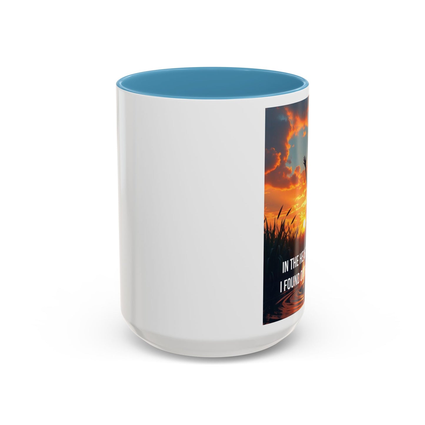 Inspirational Bayou Coffee Mug — "In the Heart of the Bayou, I Found God"