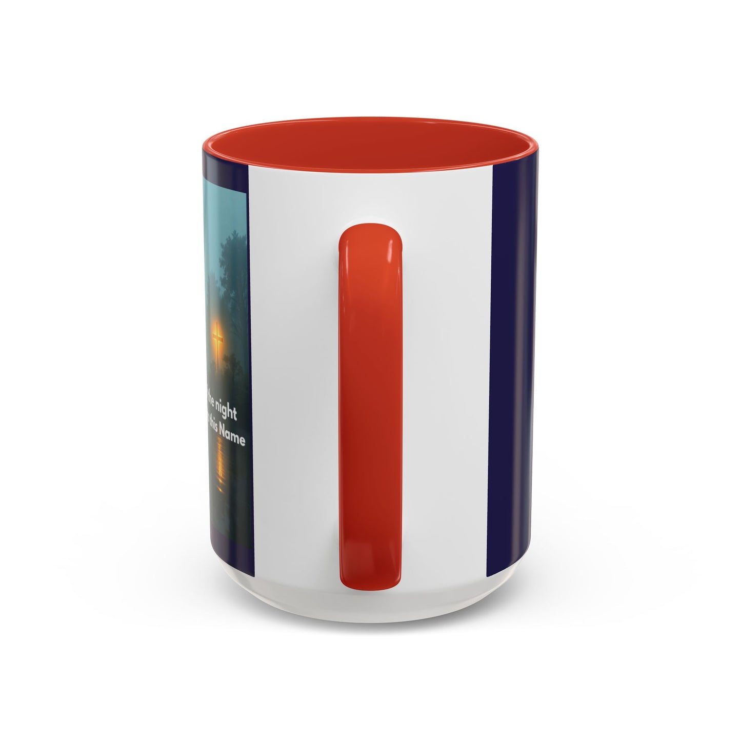 Accent Coffee Mug — Bayou Night Scene with Poetic Quote (11/15oz)