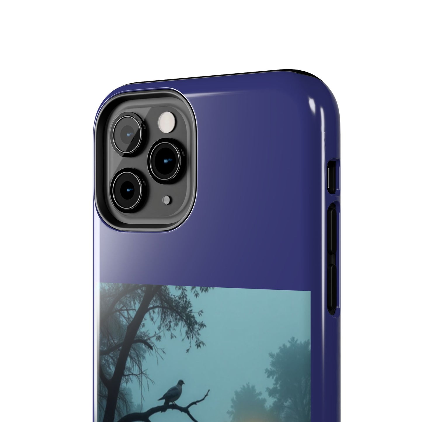 Tough Phone Case — 'In the stillness of the night the Bayou whispers his Name' Moody Bayou Cross Design