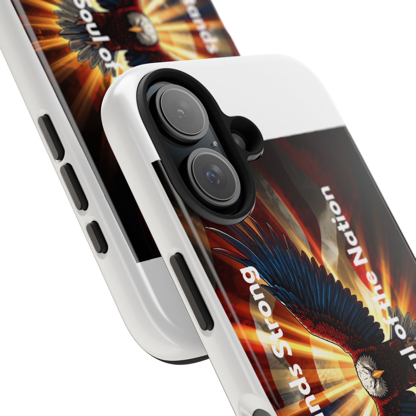Patriotic Eagle Tough Phone Case — “Freedom Is Soul of the Nation”