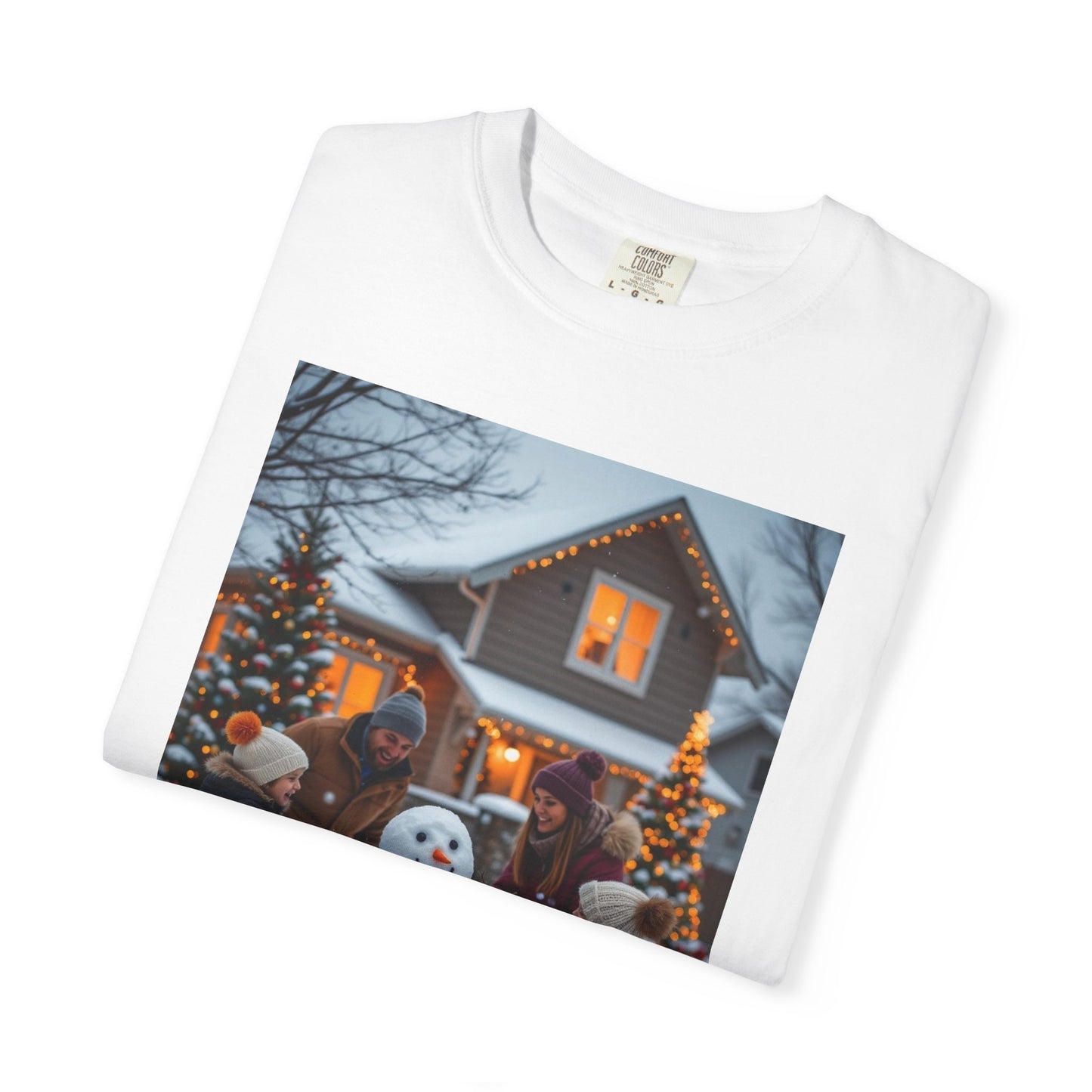 Cozy Family Holiday T-shirt, Warmth of Family Quote Tee, Unisex Winter Shirt, Christmas Gift, Family Gathering Apparel
