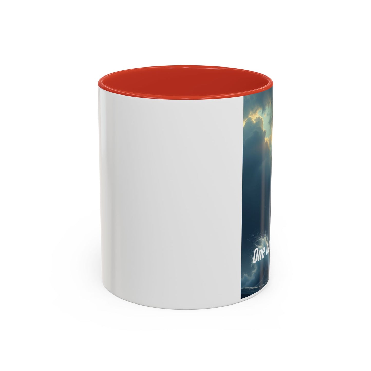 Lighthouse Coffee Mug — "One Nation Under God" Inspirational Accent Mug