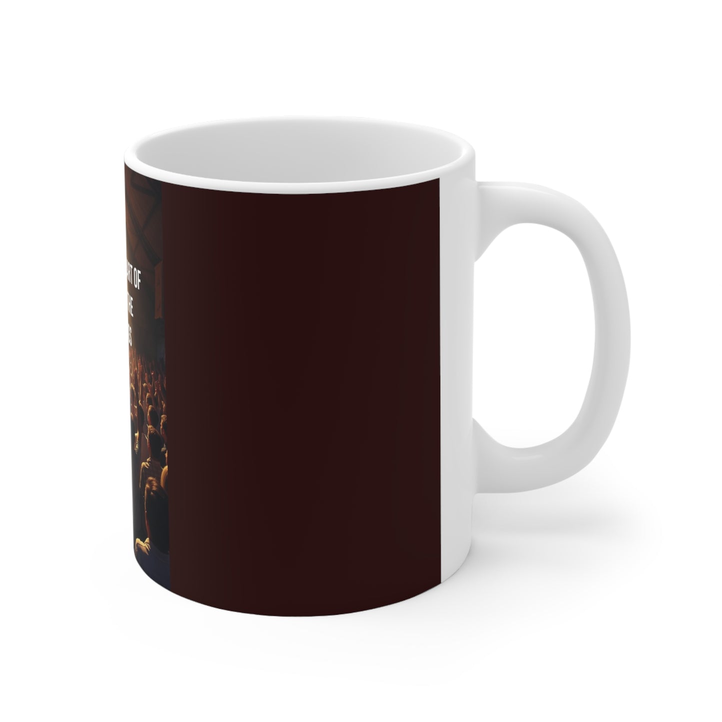 Worship Coffee Mug — "Back to the Heart of Worship to the King of Kings" Ceramic Mug (11oz & 15oz)